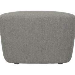 Lofty hocker boucle grijs