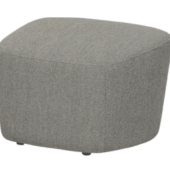 Lofty hocker boucle grijs