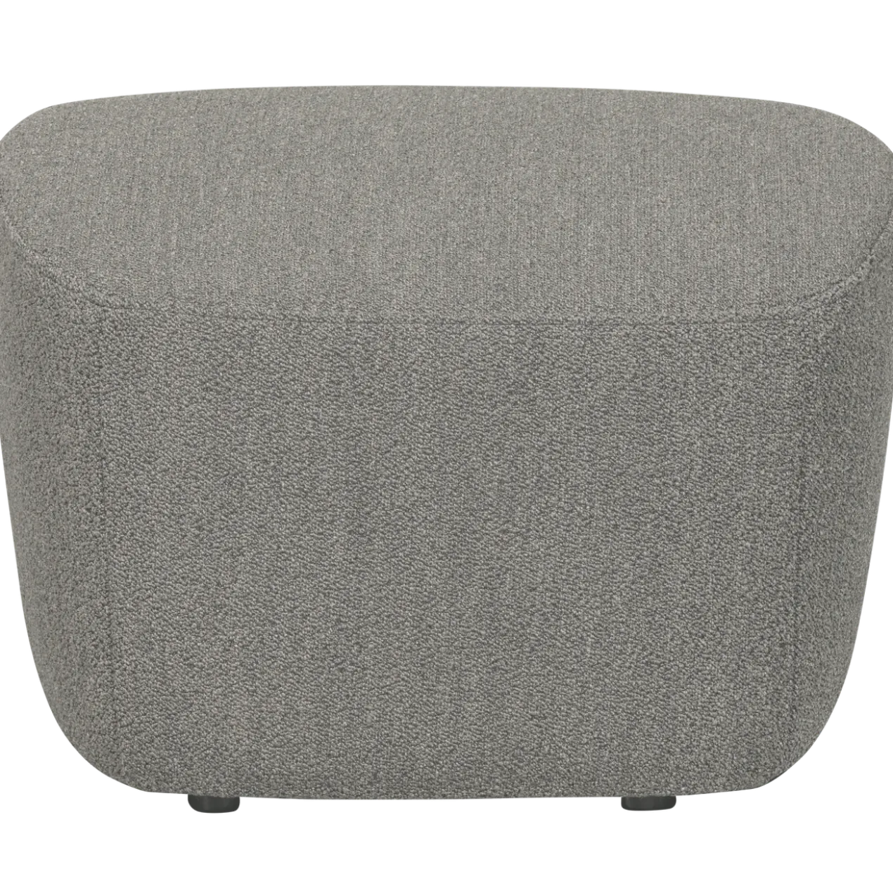 Lofty hocker boucle grijs