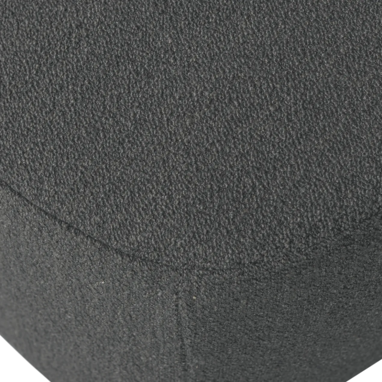 Lofty hocker boucle staalgrijs