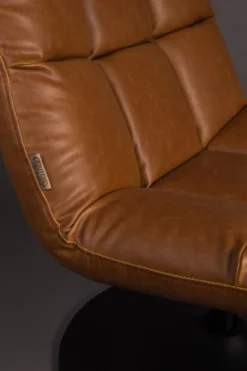 Lounge chair bar vintage brown