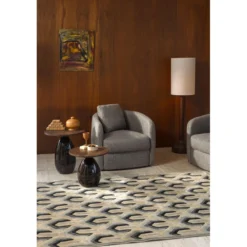 Lounge chair boho stone