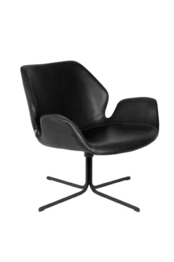 Lounge chair nikki all black