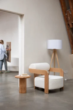 Lounge chair oolong beige