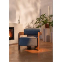 Lounge chair oolong ocean blue