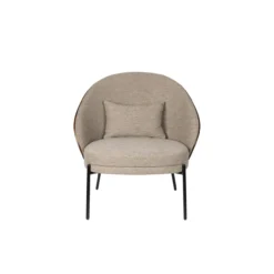 Lounge chair rodin beige