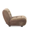 Lounge Chair Wyatt Velours Cognac