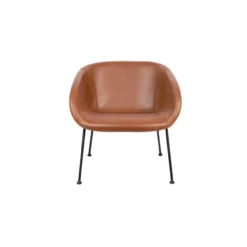 Lounge stoel feston bruin