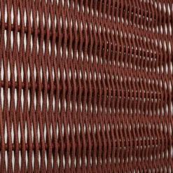 Loungestoel Palissade Cord laag iron red