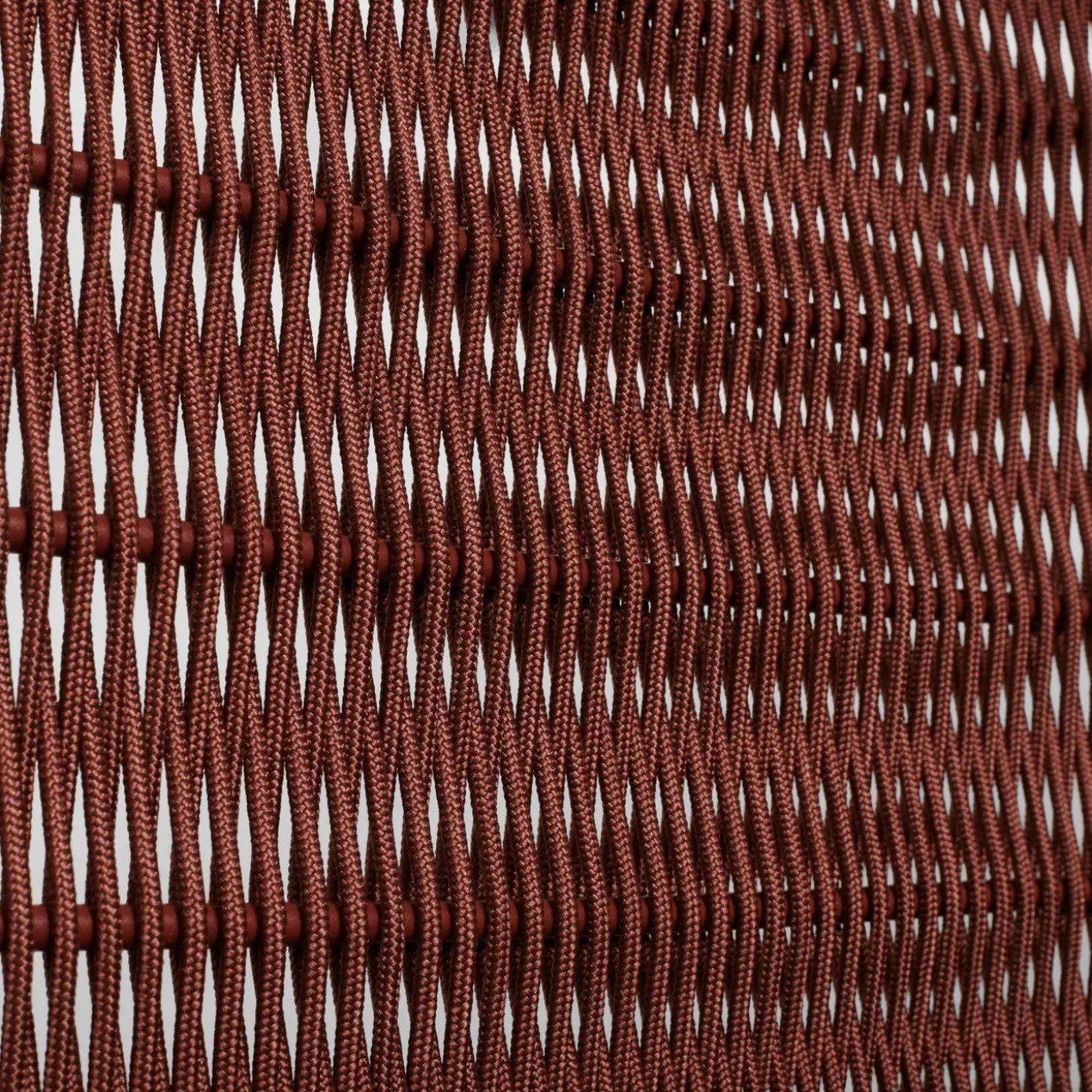 Loungestoel Palissade Cord laag iron red