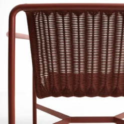 Loungestoel Palissade Cord laag iron red