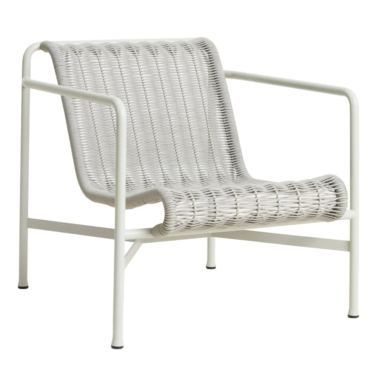 Loungestoel Palissade Cord laag sky grey