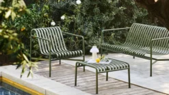 Loungestoel Palissade laag olive