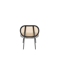 Lounge stoel spike naturel/grijs