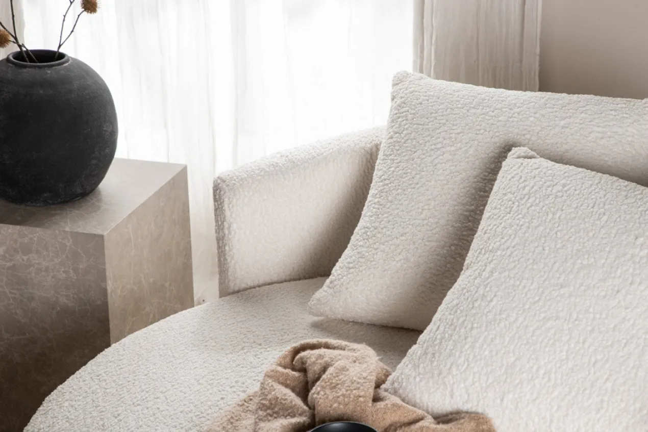 Loveseat Kathleen teddy Wit