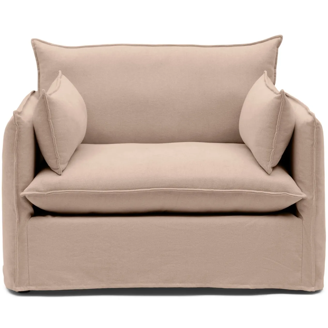 Loveseat Mare shadow linen