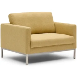 Loveseat Slick met frame glory brass 170