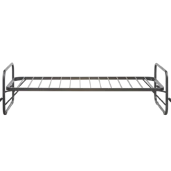 Lucy eenpersoons onderschuifbed metaal zwart 90x200 cm