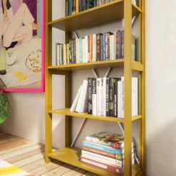 Lundia boekenkast - Mustard green #1