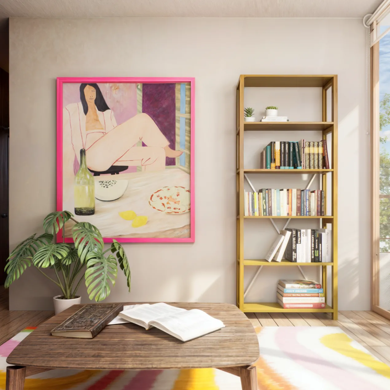 Lundia boekenkast - Mustard green #1