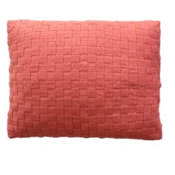 Lussen Woven linnen flamingo orange