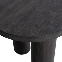 Maan organisch sidetable/bureau mdf donkerbruin