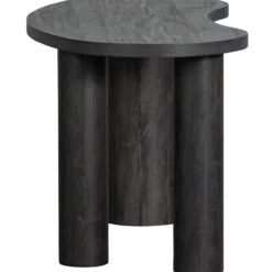 Maan organisch sidetable/bureau mdf donkerbruin