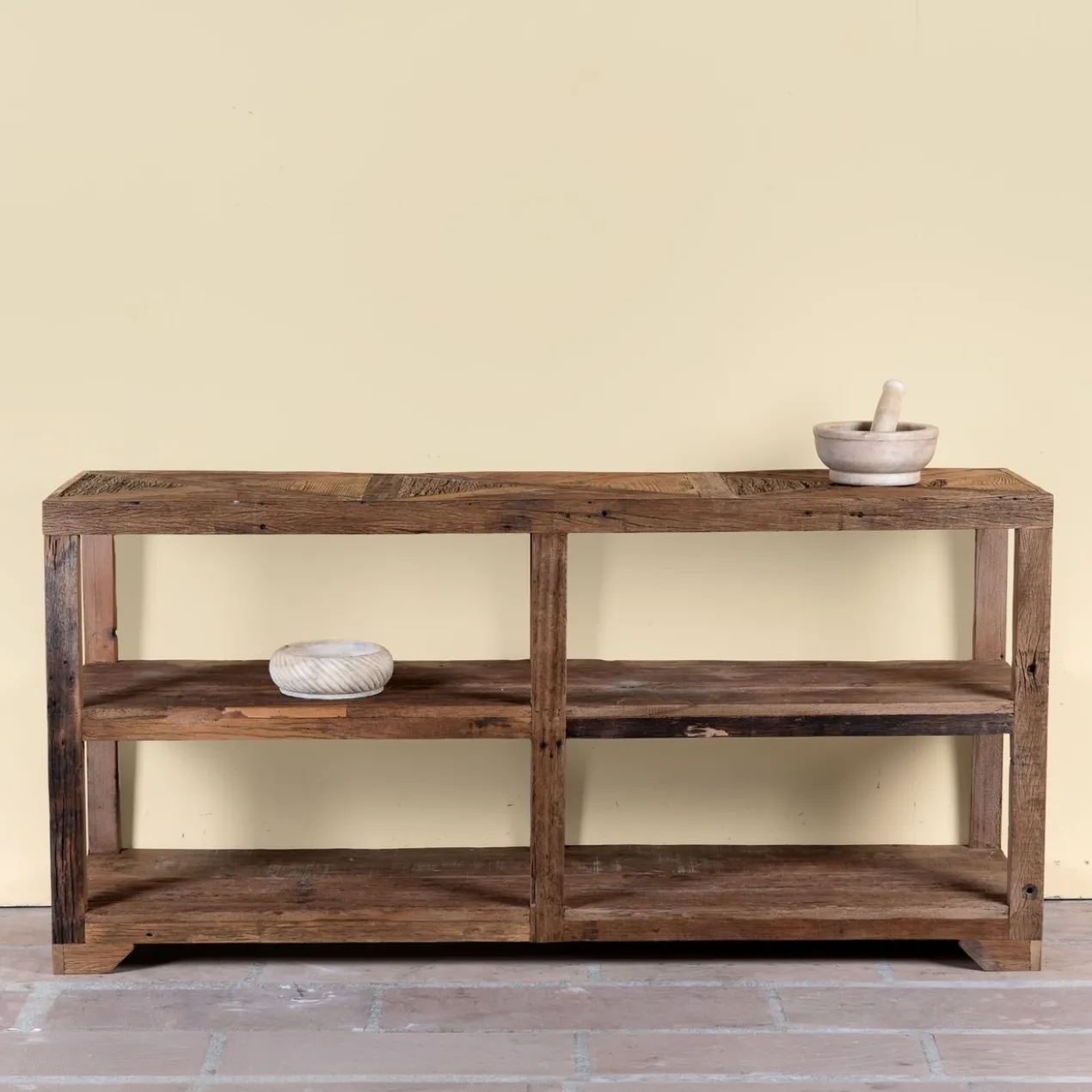 Madan - Rustiek Oud Houten Rek van Driftwood