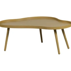 Mae bijzettafel organisch langwerpig mdf/grenen alpaca