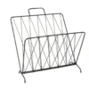 Magazine rack Diamond Raster metal matt black