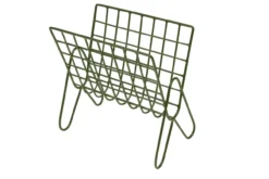Magazine rack Duke olijfgroen