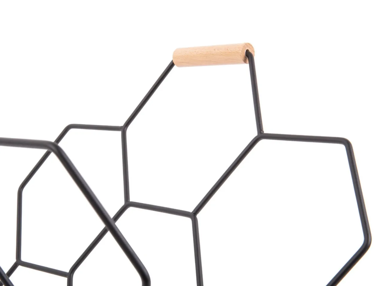 Magazine rack Honeycomb matt black