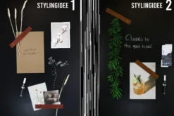 Magneetbehang Starters kit zwart met accessoires
