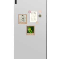 Magneetbord mat – krijtbord lichtgrijs 60x100 cm