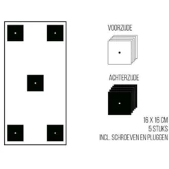 Magneetbord mat – krijtbord olijfgroen 60x140 cm