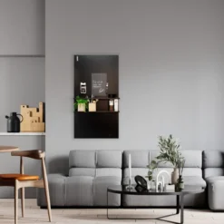 Magneetbord mat - krijtbord zwart 60x140 cm