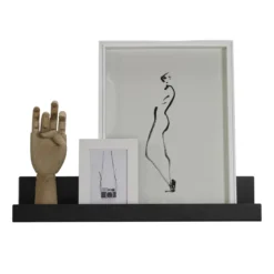 Magnetische boekenplank large zwart
