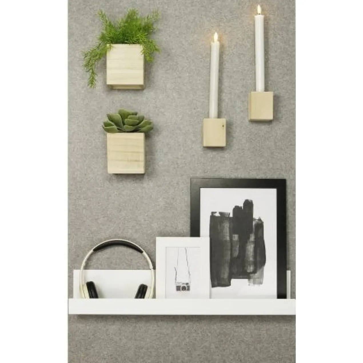 Magnetische boekenplank large wit