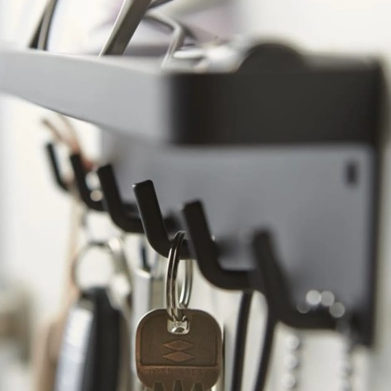 Magnetische sleutelhouder metaal Magnetische sleutelhouder zwart