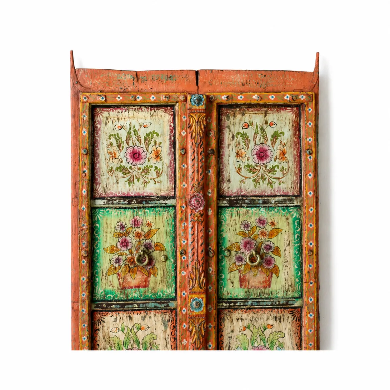 Malhar - Antiek Teakhouten Deur Paneel 165cm