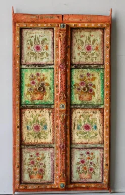 Malhar - Antiek Teakhouten Deur Paneel 165cm