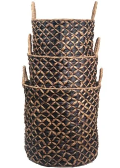Mand Bananenblad zwart/naturel 2XL