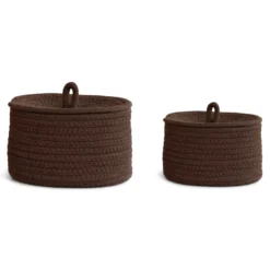 Mand Boas dark brown - set van 2