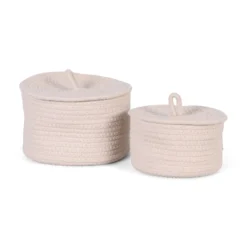 Mand Boas off-white - set van 2