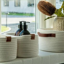 Mand Jalesa - set van 3 Wit