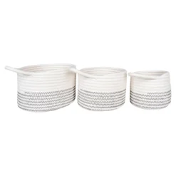 Mand Sascha - set van 3 Wit