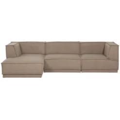 Manu chaise longue bank links teddy taupe [fsc]