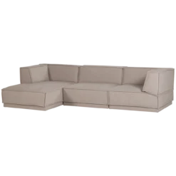 Manu chaise longue bank links grove chenille naturel [fsc]
