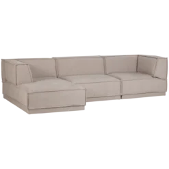 Manu chaise longue bank links grove chenille naturel [fsc]