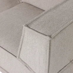 Manu chaise longue bank links grove chenille naturel [fsc]